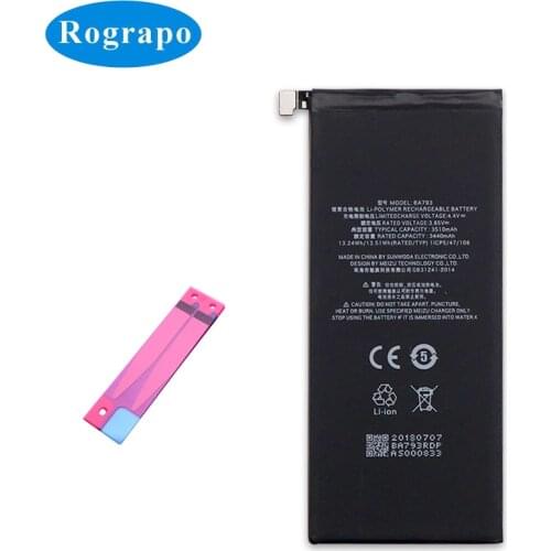 Original 3510mAh BA793 Mobile Phone Battery For Meizu Pro 7 Plus Pro7Plus Pro 7+ M793 Smartphone