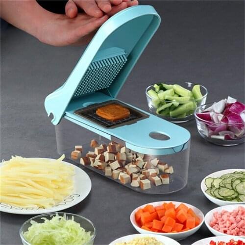 8 In 1 Food Vegetable Salad Fruit Peeler Cutter Slicer Dicer Chopper Grater Potato Cutting Device Vegetable Cutter Kitchen Tools