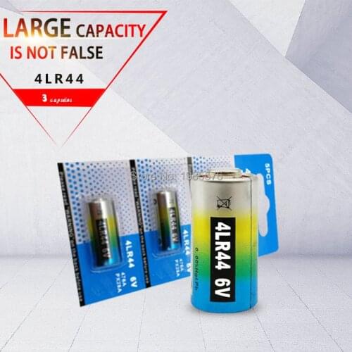 3pcs/lot 4LR44 Primary Dry Batteries 476A L1325 6V Alkaline Battery Cells Car Remote Watch Toys Calculator Drop Ship