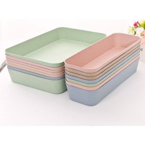 1PC Plastic Kitchen Drawer Storage Tray Organizer Degradable Material Storage Divider Kitchen Tools Grocery storage wholesale