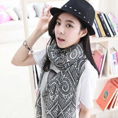 2016 New Retro Rayon Chiffon Scarfs Sexy Womens Scarves Scarf Hijab Shawls Striped Wrap Foulard Bufandas Bandana Cachecol Amice