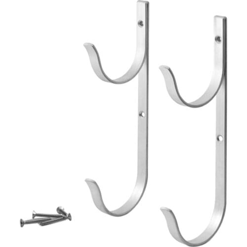 Pool Pole Hanger Garden Hanger Portable Swimming Pool Accessory for Telescopic Poles, Skimmers, Leaf Rakes, Nets