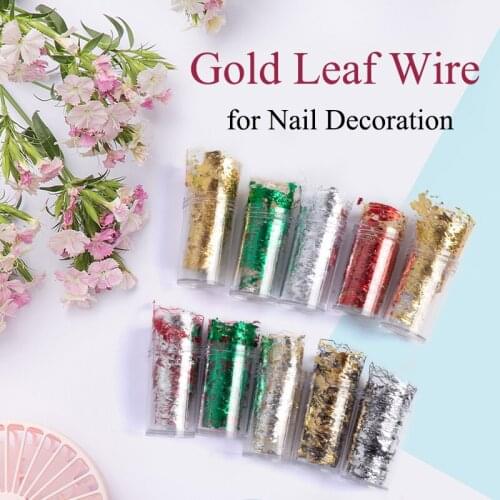 Gold foil thread Taiwan antique gold foil metal wire imitation gold foil bronzing Christmas decoration glass DIY bronzing nail a