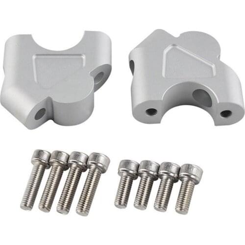 1 Pair Of Handlebar Riser Clamp Back Move Mount Motorcycle Handlebar Riser Set Moves Bar Up 30mm For BMW Motorcycle