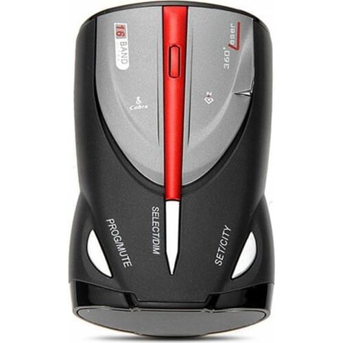 12V 16-Band Cobra XRS 9880 Laser Anti Radar Car Detector 360 degree Led Display Laser Anti Radar Detector