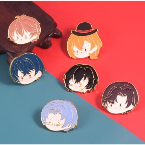 Anime Tears of Themis Enamel Pins Marius Vilhelm Artem Cartoon Figure Brooch Backpack Hat Lapel Badge Jewelry