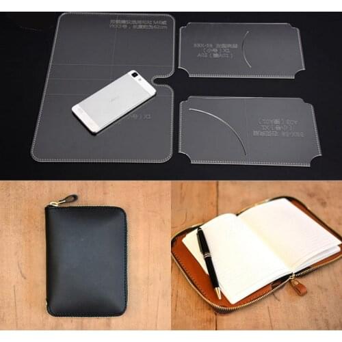 BBX-58 Handbag Acrylic Template Wallet Leather Pattern Acrylic Leather Pattern Leather Templates for Bags