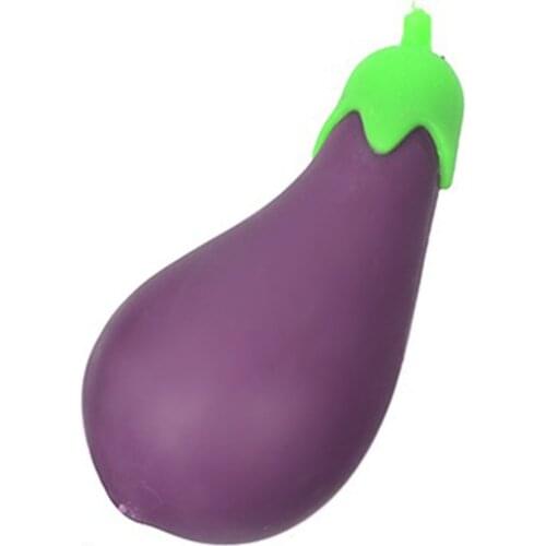 Slowly Rising Simulation Giant Eggplant carrot Stress Relief Toy Squeezing TPR Toy Anti-stress Shape Toy Kids Toy