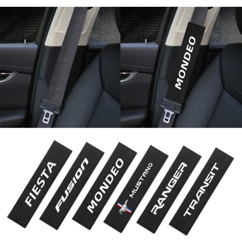 Car Seat belt cover car styling for Ford Fiesta Fusion Mustang Mondeo Ranger Transit