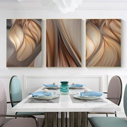 Simple Northern Europe abstract porch mural corridor art poster living room decoration painting canvas hanging picture printing