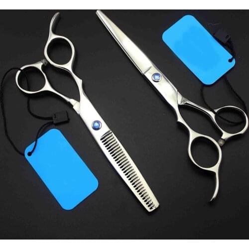 5.5/6 Inch Left Handed Scissors Professional Hairdressing Scissors Sets Cutting and Thinning Barber Shears High quality