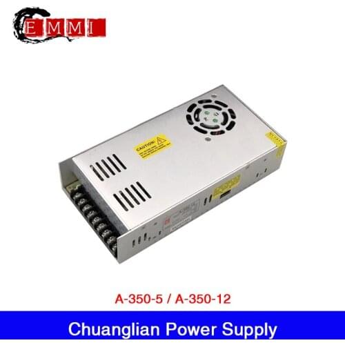 Industrial Power Supply AC 110V / 220V to 12V 29A 348W / 5V 60A 300W Chuanglian Power Supply for LED Screen
