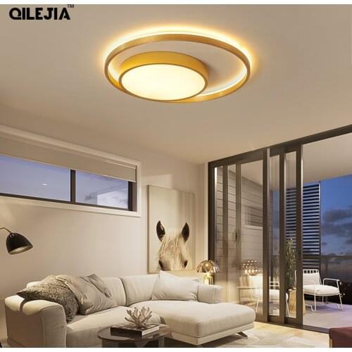 Simple Round Square Chandelier Lights For Living Room Bedroom Modern Lustre LED Lamps Indoor Decor Lighting Luminaire AC90-260V