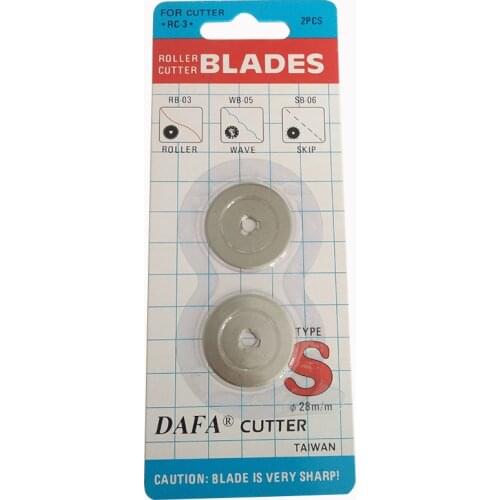 28MM ROTARY CUTTER BLADES for Olfa, Fiskars, Clover and more roller cutter roller knife round blade