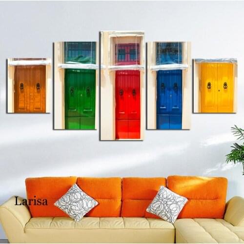 Modern Canvas Painting 5 Pieces Bedroom Living Room Decor Canvas Prints and Poster Nodic Modern Fashion Picture Wall