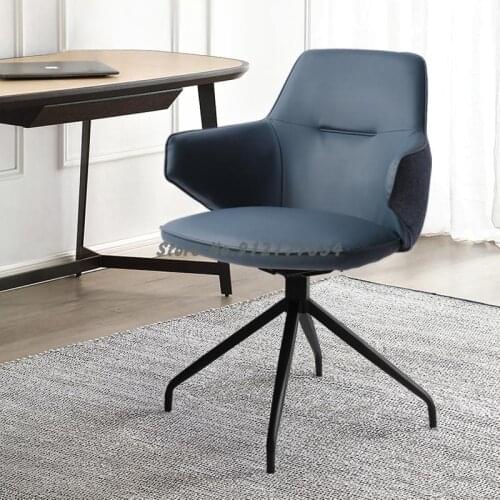 Modern minimalist computer chair home comfortable sedentary study desk office chair leisure back swivel chair makeup chair
