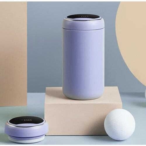 Stainless Steel 300ml Excellent Smart Water Vacuum Insulated Cup 5 Colors Insulated Bottle Compact School Thermoses Gift
