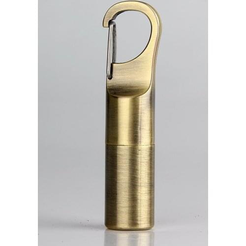 Hanging Button Mini Vintage Retro Kerosene Windproof Lighter Portable Smoking Cigarette and Cigar Special Cigarette Lighter Gift