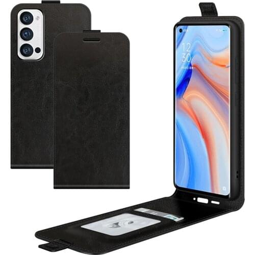 For OPPO Reno 5 Pro Plus Find X3 Neo Case Flip Leather Cases For OPPO Reno 5 Pro Plus High Quality Vertical Wallet Leather Case