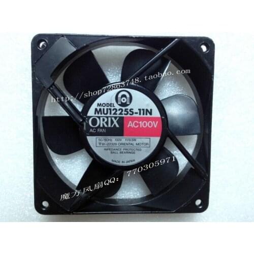 Japanese Oriental ORIX AC fans 12025 MU1225S-11N 100V 11 / 9.5W