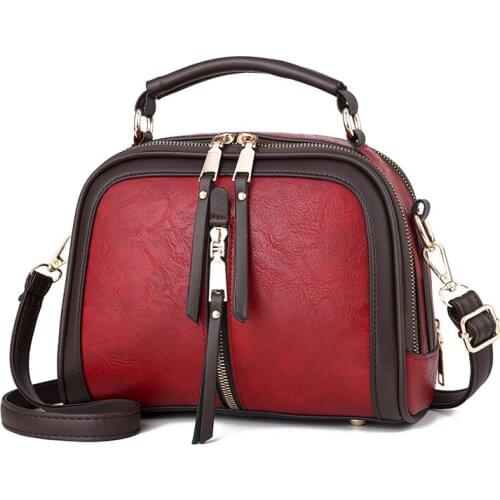Women Messenger Handbag Fashion Top-Handle Shoulder Bags Small Casual Body Bag Totes Famous Brands Designer High Quality zipper