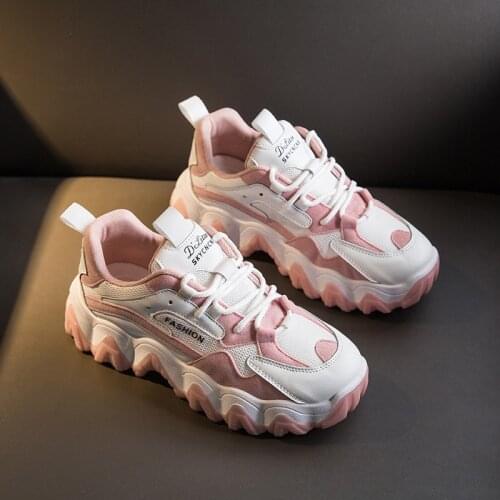 2020 Sneakers Women Sport Shoes Lace-Up Shock Absorption Cushioning Footwear Sport Running Athletic Shoes Zapatos De Mujer