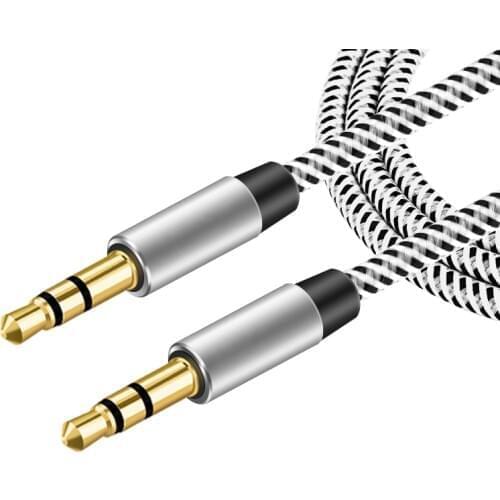 1m Aux Cable Jack 3.5mm Audio Cable 3.5mm Jack Speaker Cable Male to Male Car Aux Cord for JBL Headphone iphone Samsung AUX Cord