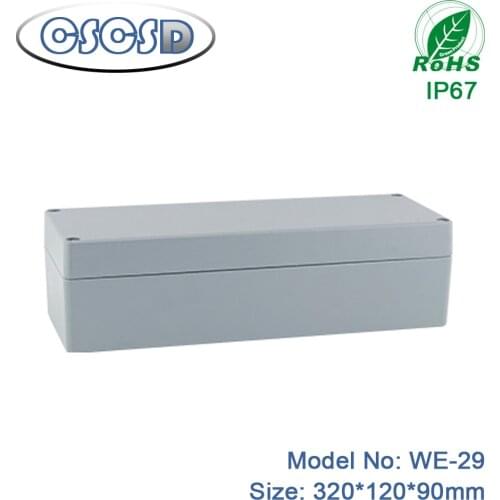 1 pcs 320*120*90mm CSCSD aluminum amplifier chassis box aluminum die cast mould jantion box outdoor waterproof junction box