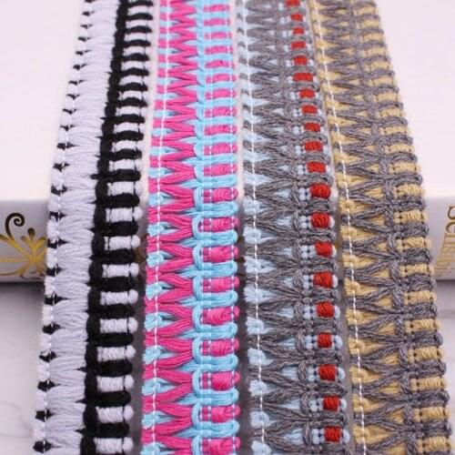 1Yards Silk Tassel Fringe Trim Lace Ribbon Lace for Diy Trim Embroidery Lace Fabric Sewing Curtain Dress Lace Materials Applique