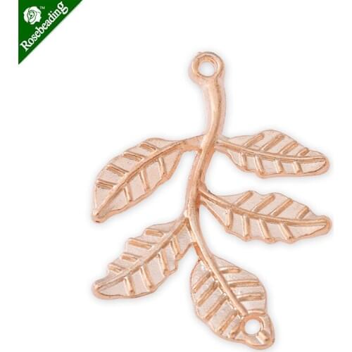 10pcs 40x30mm Gold plated Zinc Alloy leaf charm,Hair accessories leaf,handcrafted jewelry