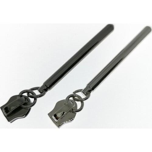 10 Pieces General Hardware Accessories Zinc Alloy Luggage Stick Slider Nylon Slider Accessories Metal Replacement Puller Zipper