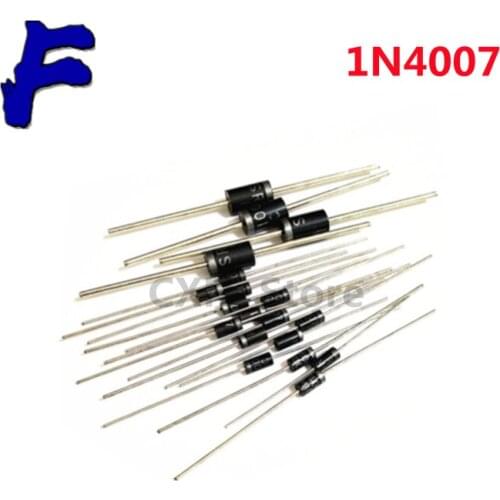100PCS 1N4007 4007 1A 1000V DO-41 High quality Rectifier Diode IN4007 1n4007