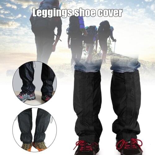 2pcs Hiking Breathable Desert Waterproof Snowproof Leg Protectors Shoe Cover &T8
