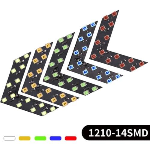 2pcs Car Rearview Arrow Led Mirror Turn Signal Car Rearview Mirror Signal Light Autos Tuning Indicator Flashing Warning Light