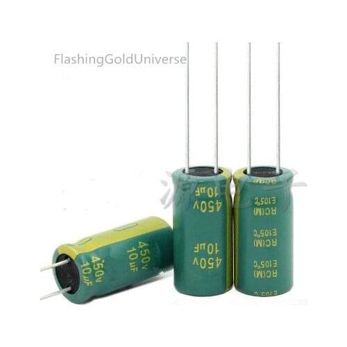 450V 10UF 10UF 450V Electrolytic Capacitor volume 10X16 10X20 best quality New origina