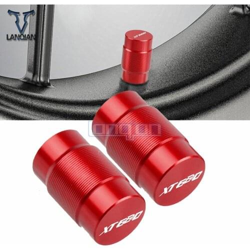 Universal Motorcycles Accessories Aliminum Vehicle Wheel Tire Valve Stem Caps Covers motorbike or Bicycle For Yamaha XT 660