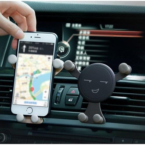 Gravity Bracket Support Car Air Vent Phone Holder for Phone Stretch Telescopic Clip Mount Stand Phone Holder Car Accessories