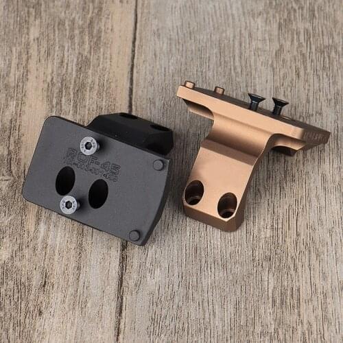 Free Shipping Scope Mount For 45° RMR Scope Mount Metal Red Dot Sight Base Bracket Hunting Plate for SRO Scope HK22-0256