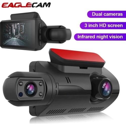 FHD Car DVR Camera New Dash Cam Three Record Hidden Video Recorder Dash Cam 1080P Night Vision Parking Monitoring G-sensor