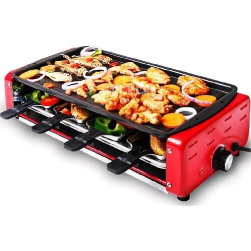 BY-A 1800W 220V Household Electric Barbecue Grill Smokeless Indoor Electric Grill Large Type Barbecue Stove 50HZ For 3-8 People