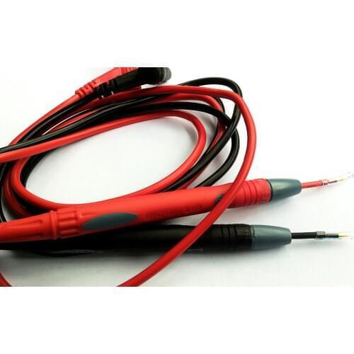 Fine probe 1set SMT IC SMD Multimeter Test PEN Probes Cable 4MM BANANA PLUG Repair Tool low resistance value the hard pointer