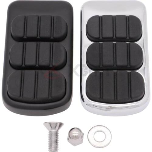 Motorcycle Brake Pedal Cover Rubber Pad For Harley Street Electra Tour Road Glides Road Kings FL Softail Dyna Switchback Models