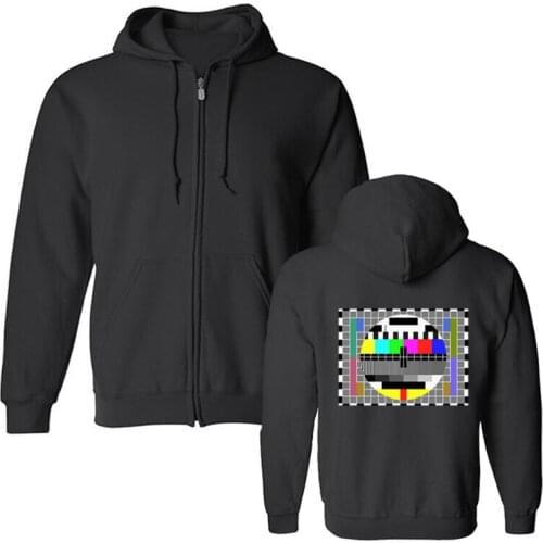 TV Signal Hoodies Men Sheldon Cooper Hooded Comic Science Geek Fleece Sweatshirt The Big Bang Theory Fitness Streetwear
