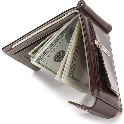 2021 Mens Wallet Creative Korean Style Flip Zipper Coin Purse Multifunctional PU Leather Card Holder Solid Color Wallet