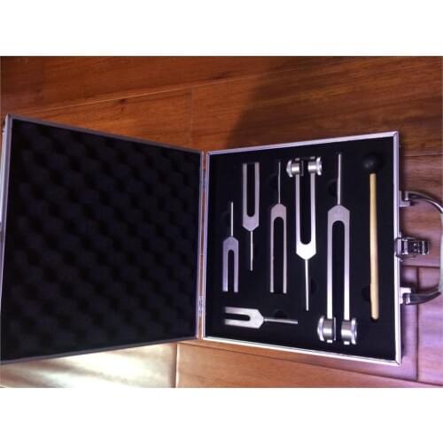 Tuning fork set C128/256/512/1024/2048/4096 ear whip fork educational equipment