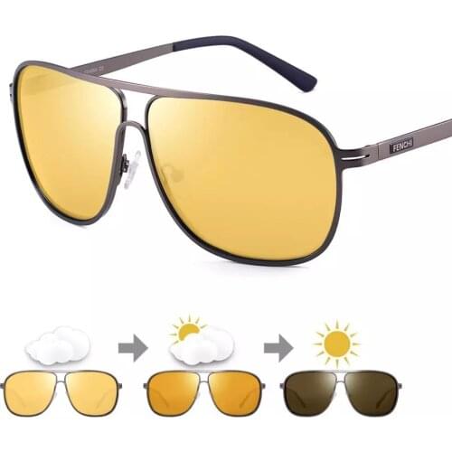 Men Women Night Vision Glasses Polarized Yellow Sunglasses Driving Anti-Glare Lens Night Vision Goggles For Car Vision Nocturna