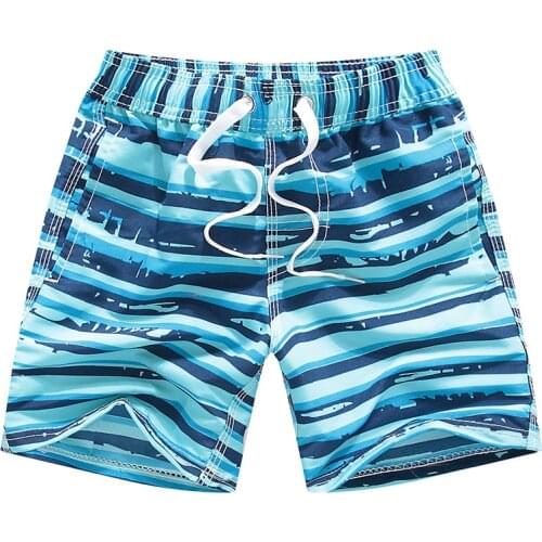 Kids Boys Swimming Shorts Summer Sharks Fast Dry Swimwear for Teenage Boy Carton Print Beach Shorts Children 4 6 8 10 12 years