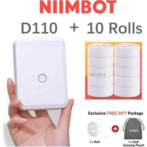 Niimbot D11 printer thermal label paper production date self adhesive price paper