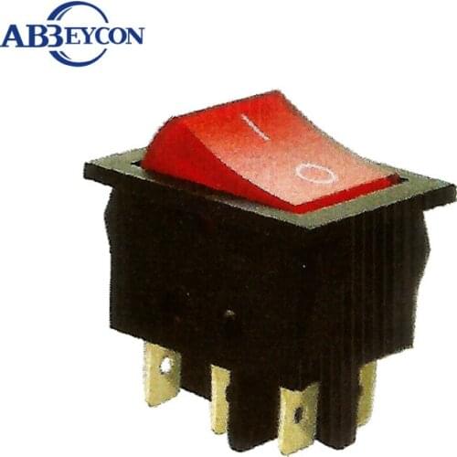 RS361 KCD2-202-2 250v 15A waterproof electrical t125 IP40 15A rocker switch t85 on-on 6pin