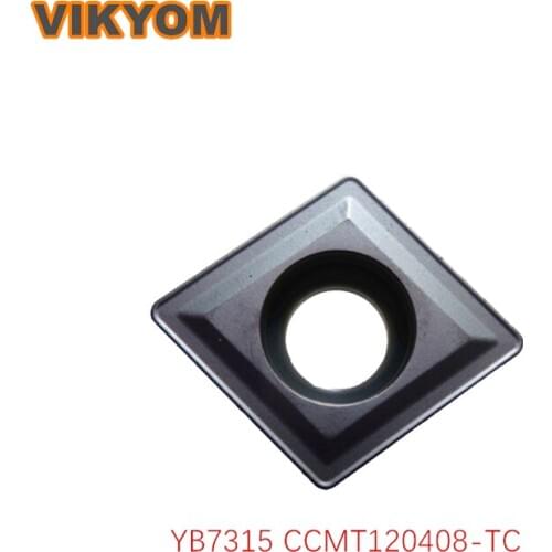 Lathe Tools Carbide Blade CCMT120408-TC YB7315 Carbide Inserts CNC Internal Turning Tool For Iron Processing
